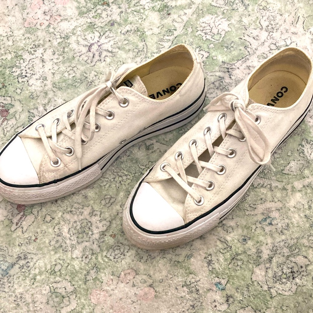 Platform Converse. Only Worn Twice. - image 1